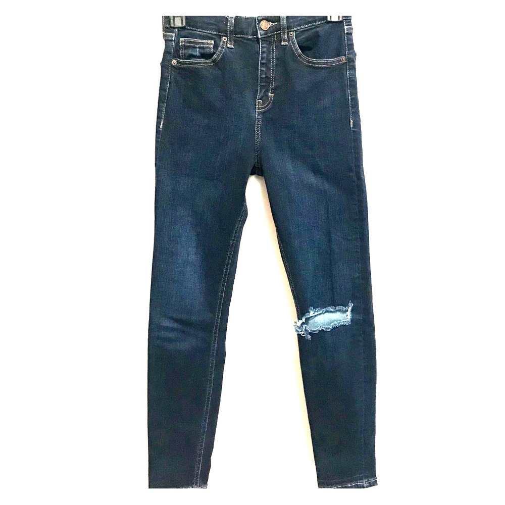 Topshop Jamie Moto High-Waist Jeans
